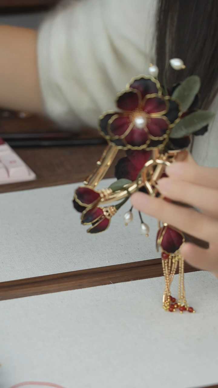 刺绣闪购纯手工非遗国风饰品