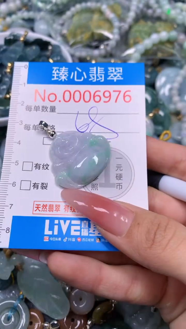 【闪购商品】翡翠颈饰未镶嵌含绳0006976