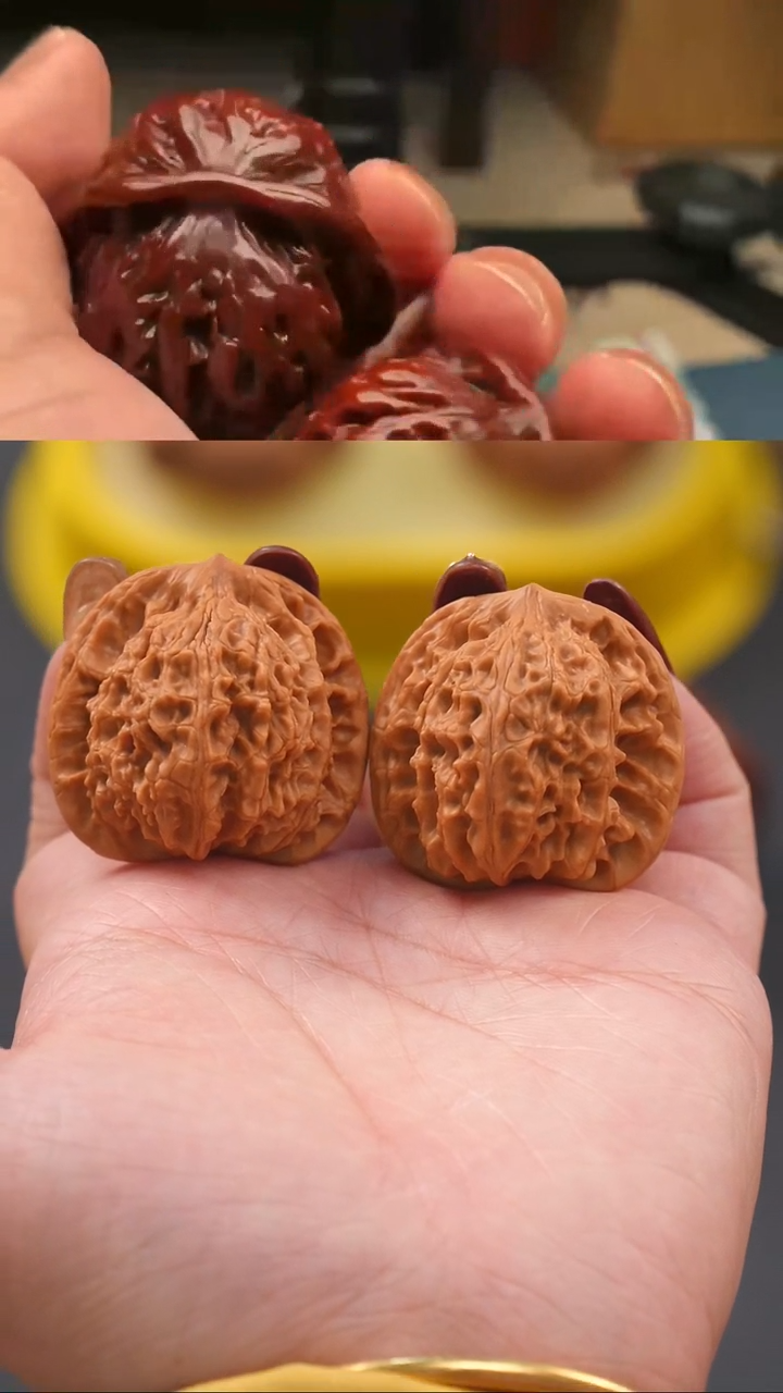 【闪购商品】文玩核桃把件37狻猊狮子头