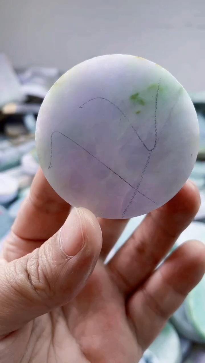 翡翠裸石天然A货翡翠887