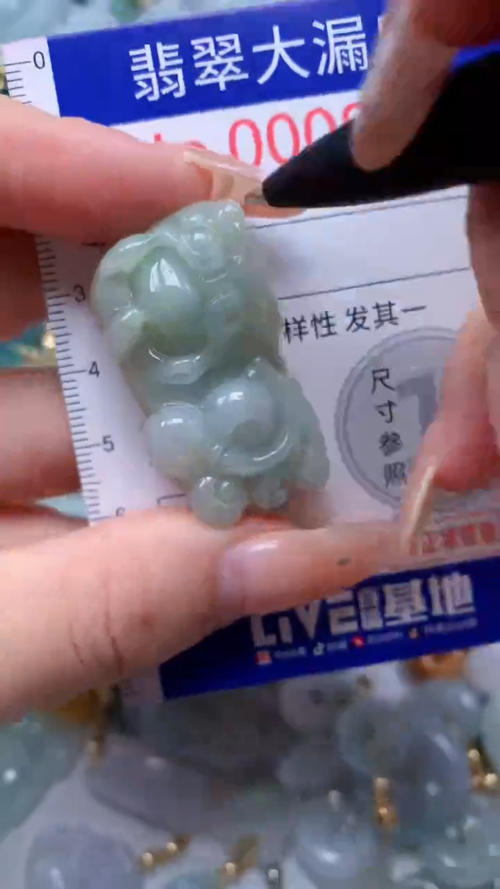 翡翠未镶嵌吊坠(不含链)8675