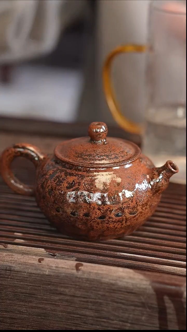 茶壶紫砂17号 柴烧 180cc