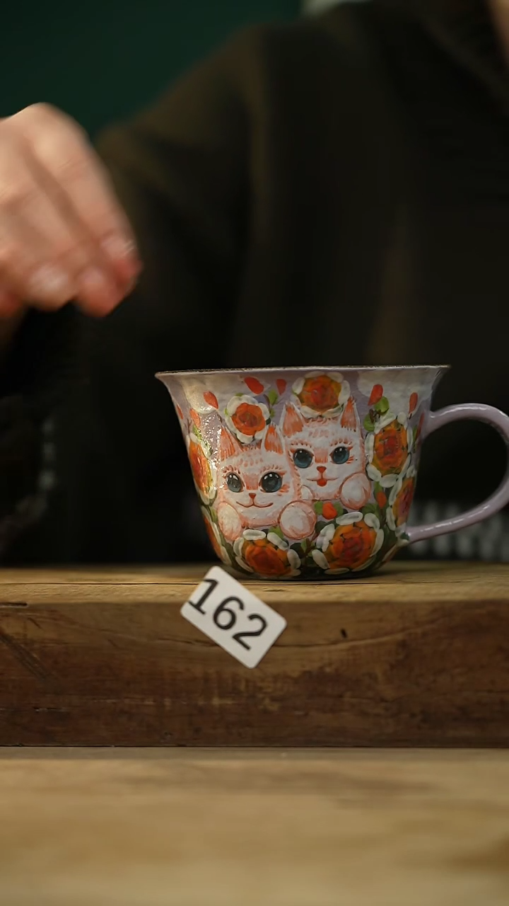 【闪购商品】瓷片油画风·彩绘·设计师石一款