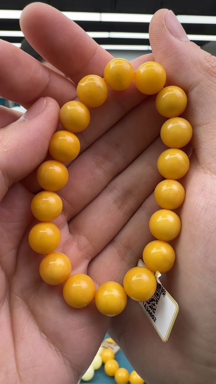 【闪购商品】琥珀手串未镶嵌18秒拍号