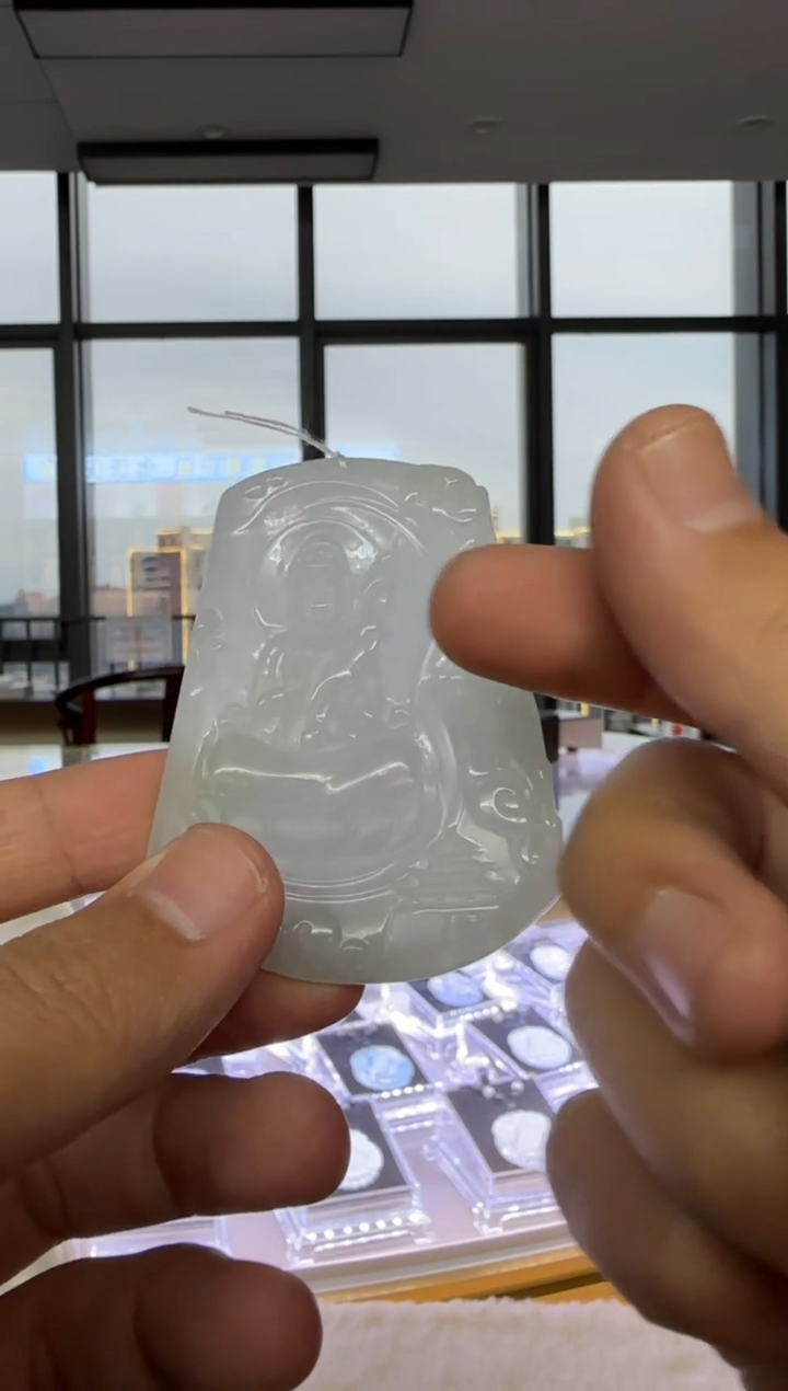 【闪购商品】翡翠颈饰未镶嵌天然翡翠A货孤品一件