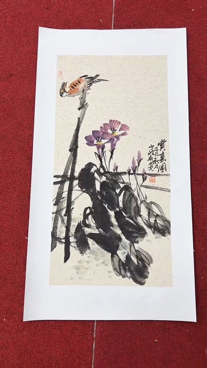 国画李少波/国画/花鸟