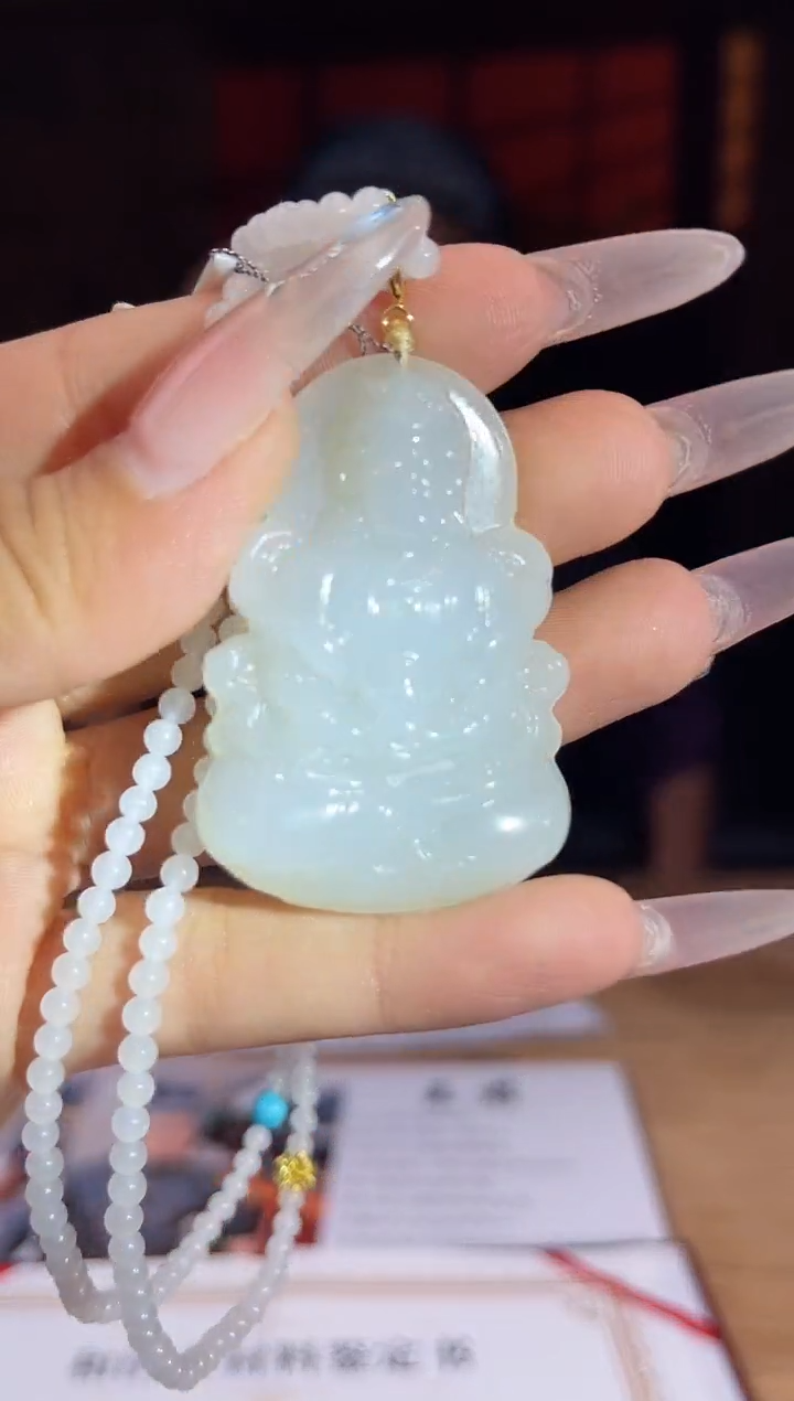 和田玉未镶嵌颈饰A934