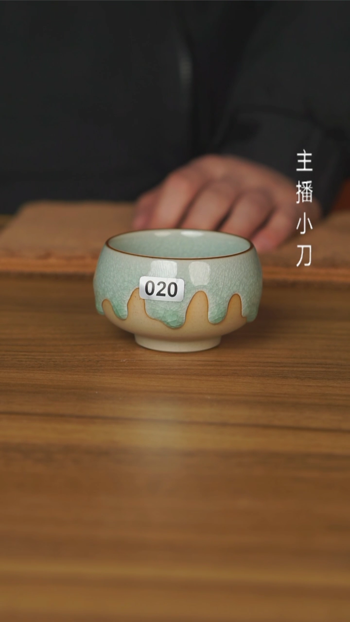 【闪购商品】杯020号冰花流釉禅定杯开片