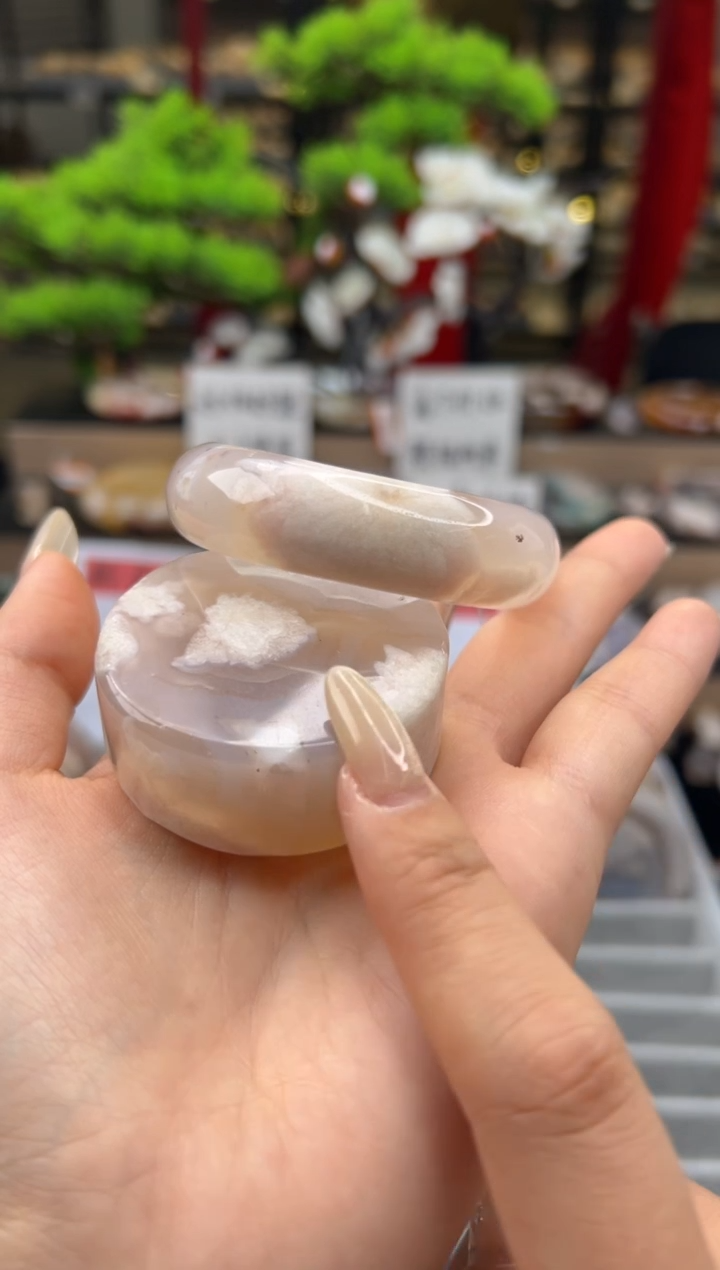 【闪购商品】石英质玉未镶嵌手镯52圈口（赠送镯心）13010
