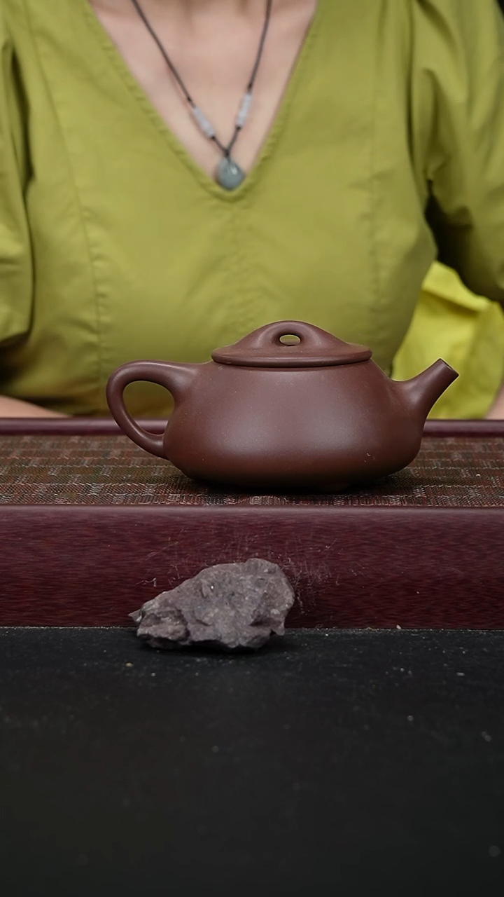 茶壶紫砂LY紫泥景舟石瓢