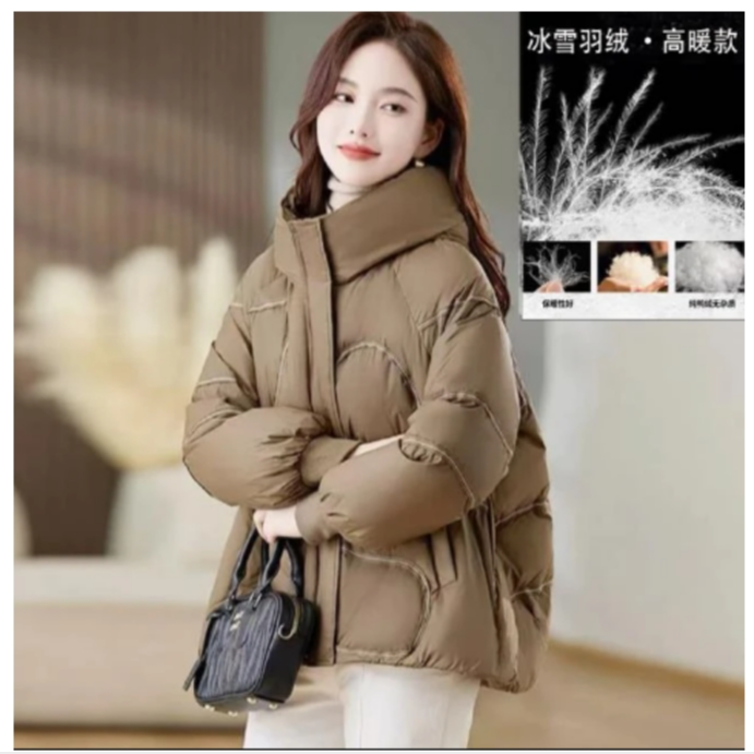 【羽绒服】索尼尔保羅冬季保暖加绒加厚款外套女装12366[SPC]