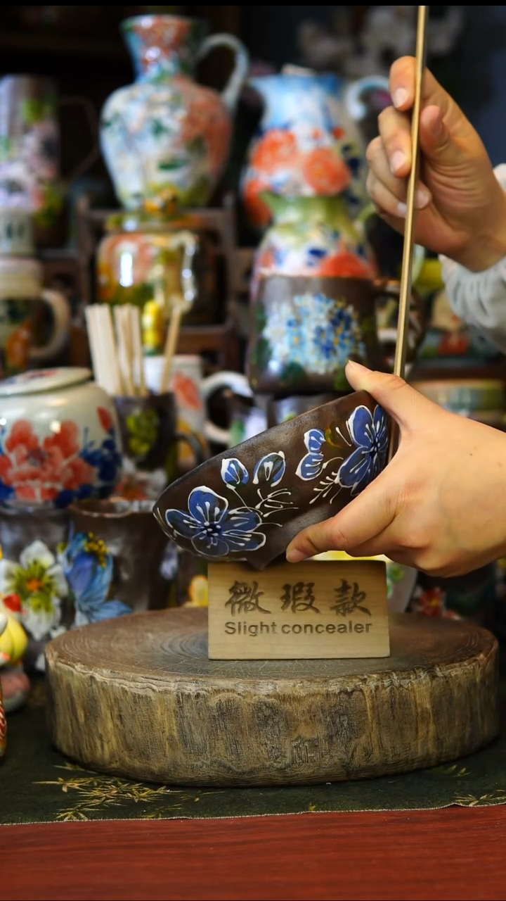 陶瓷119景德镇手工手绘釉下彩
