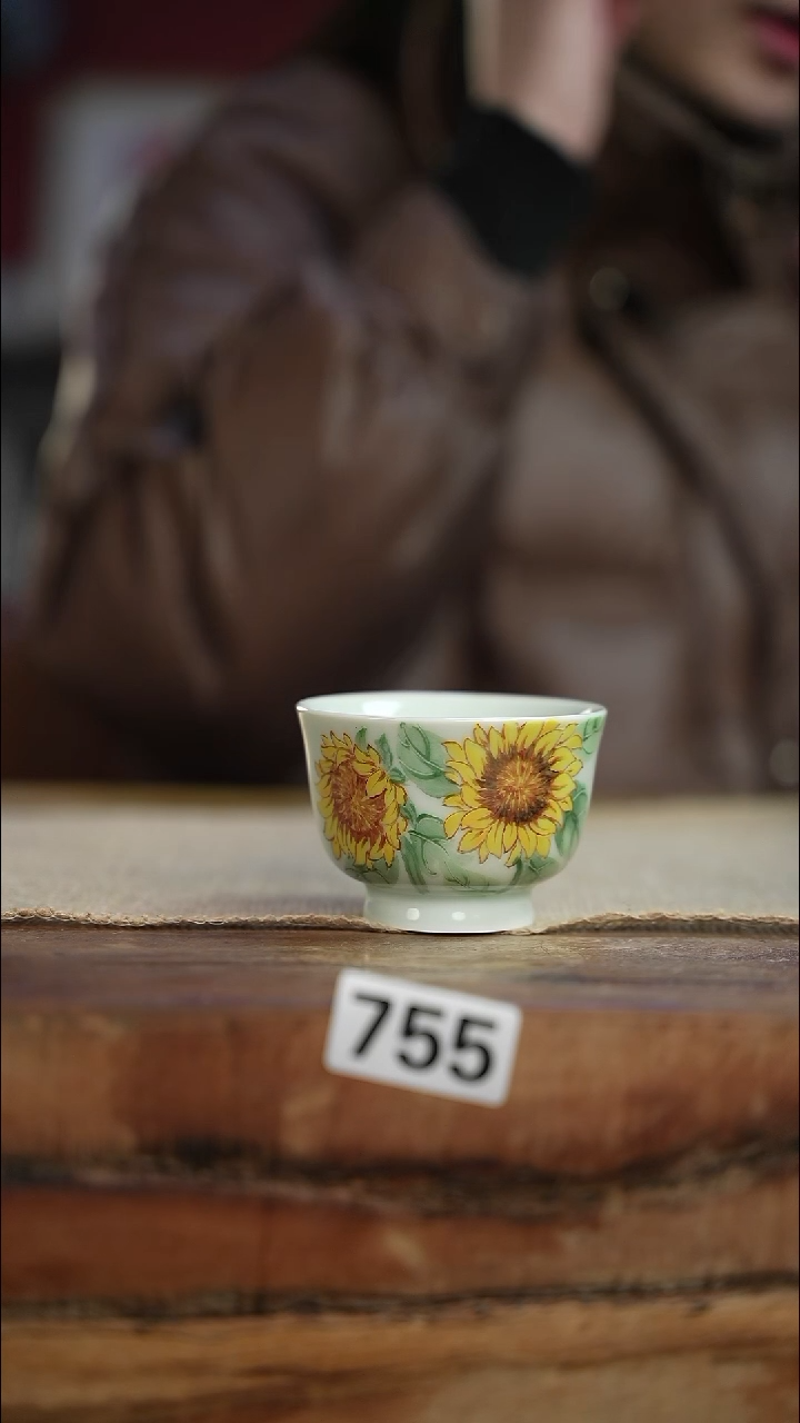 【闪购商品】杯等烟雨陶瓷手作杯755