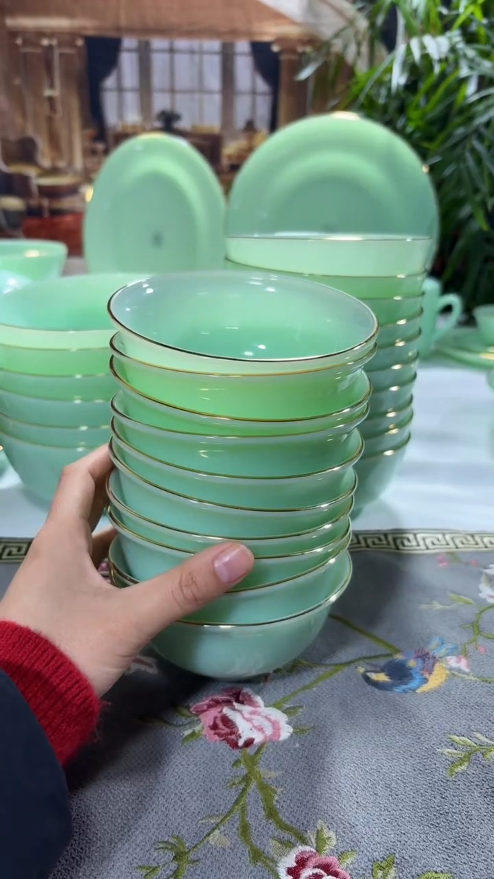 【闪购商品】...4.5英寸玉瓷碗10个口径11.5厘米