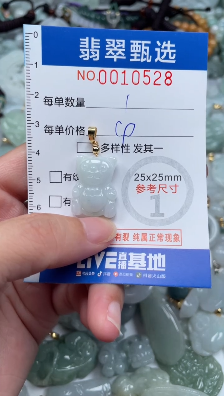 颈饰未镶嵌翡翠10528