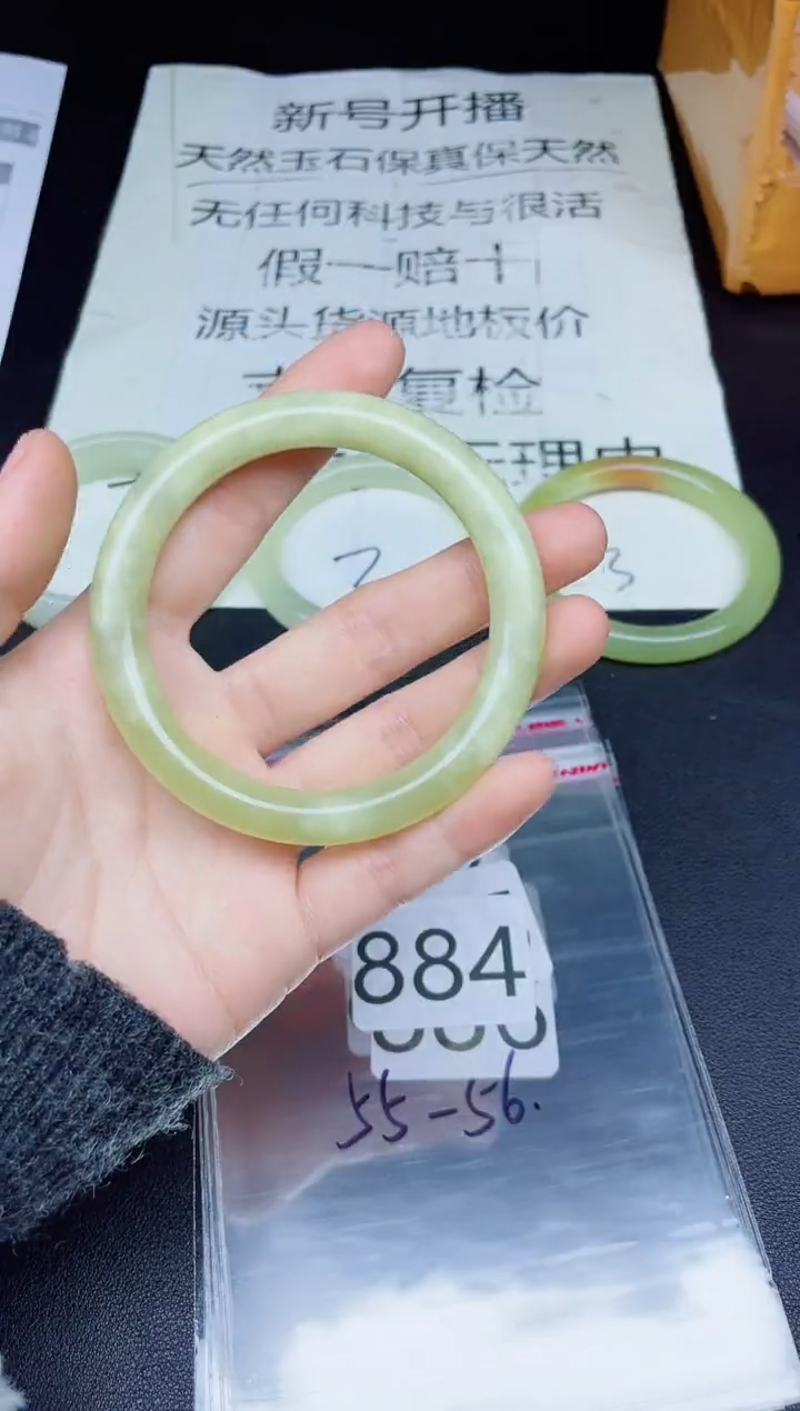 未镶嵌手镯石英质玉883