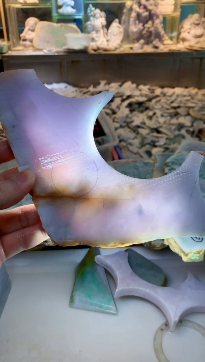 翡翠未镶嵌颈饰0朗0翡翠珠宝 252