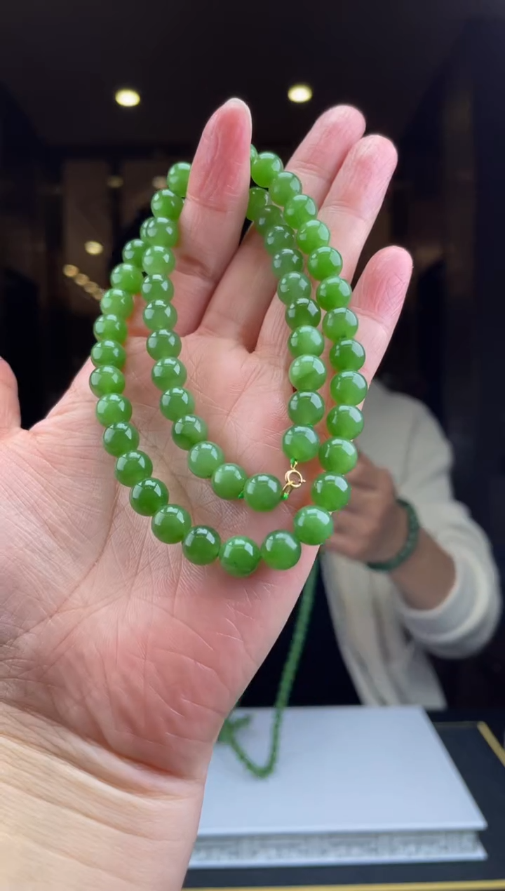 【闪购商品】定制和田玉18K金镶嵌天然和田玉拍一发一