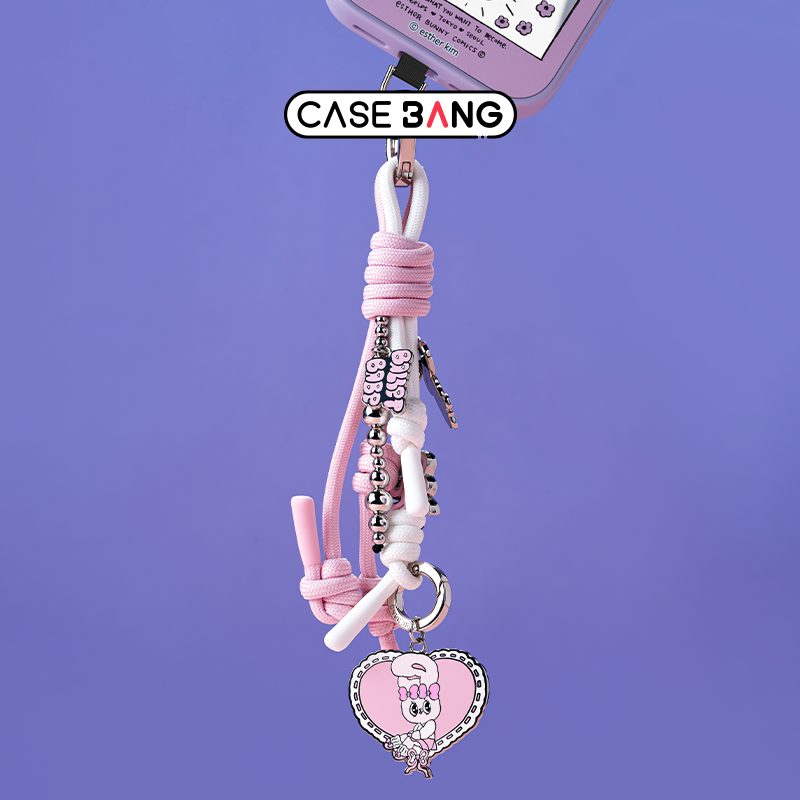 CASEBANGx艾丝乐小兔联名手机短款挂件创意便携挂饰防丢卡通女款