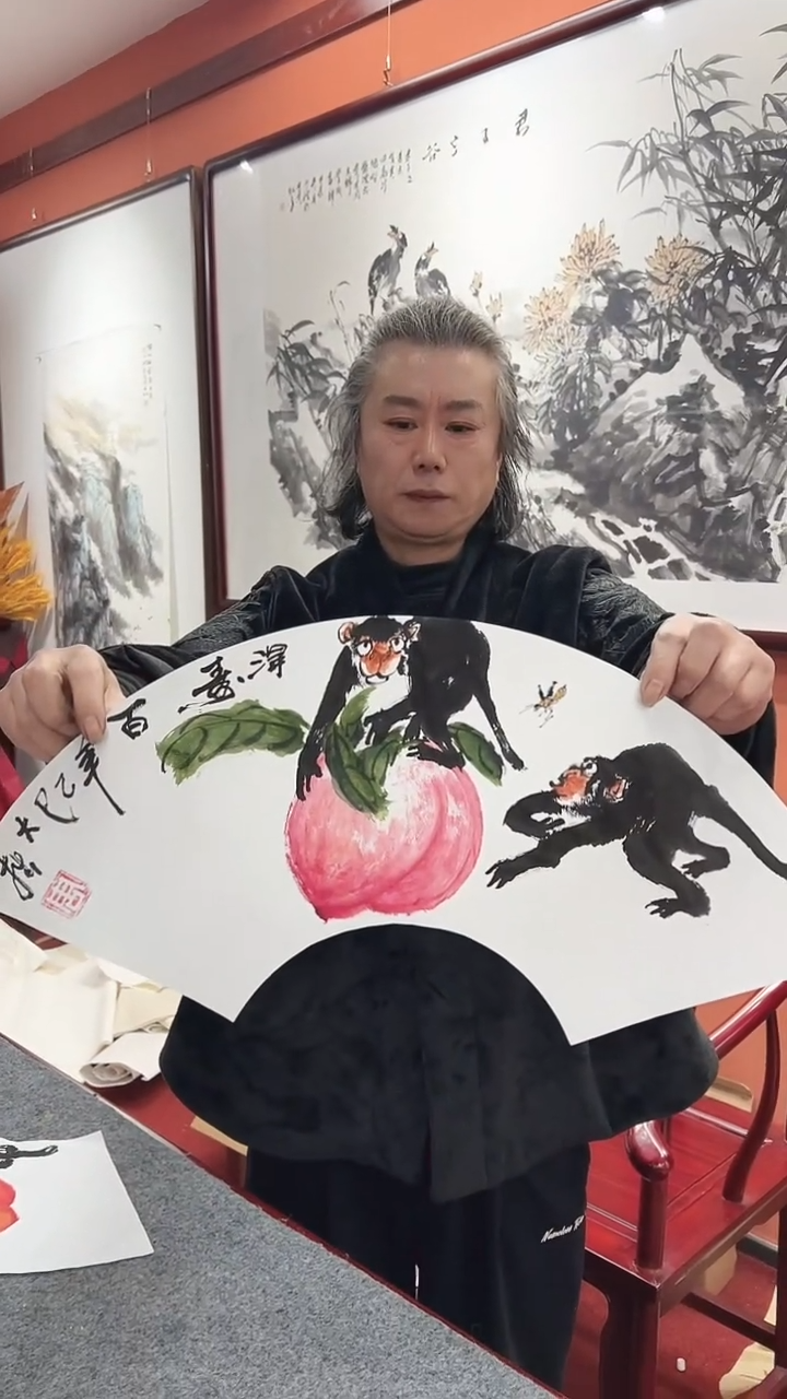 国画周大拙/国画/花鸟