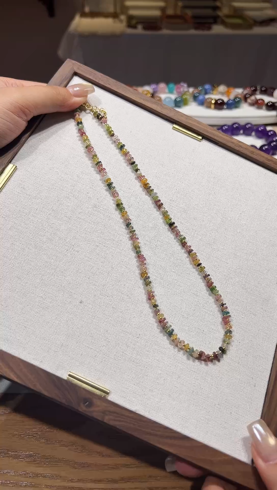 项链未镶嵌碧玺碧玺项链