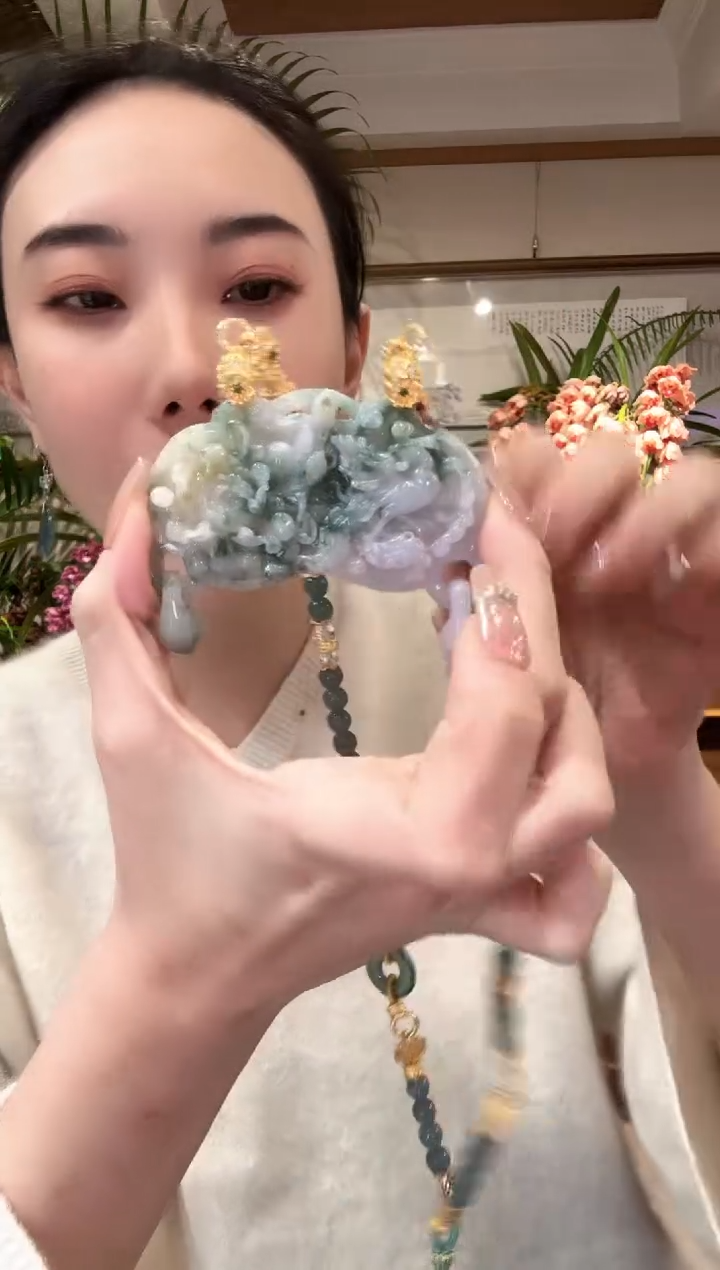 【闪购商品】翡翠颈饰未镶嵌国风