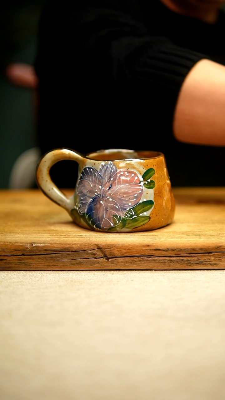 @@陶园瓷舍@@纯手工手绘@高温釉下彩