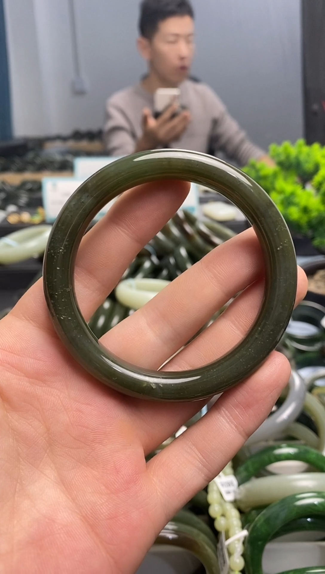 未镶嵌手镯和田玉58.2