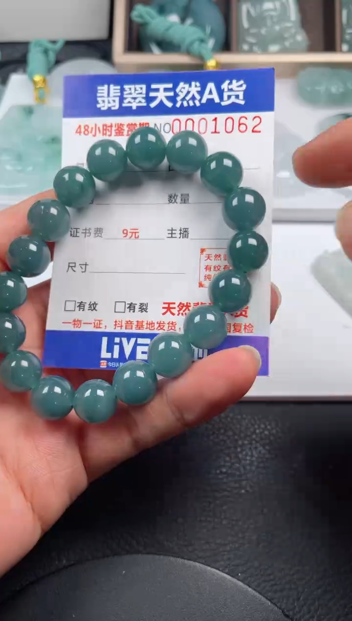 颈饰未镶嵌翡翠             