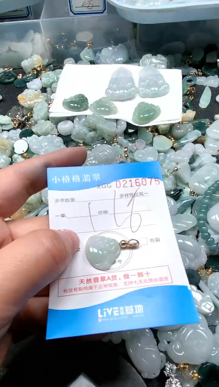 【闪购商品】翡翠颈饰未镶嵌闪购商品0216075