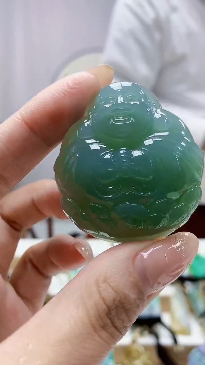 未镶嵌定制翡翠4898MM-毛货挂件180