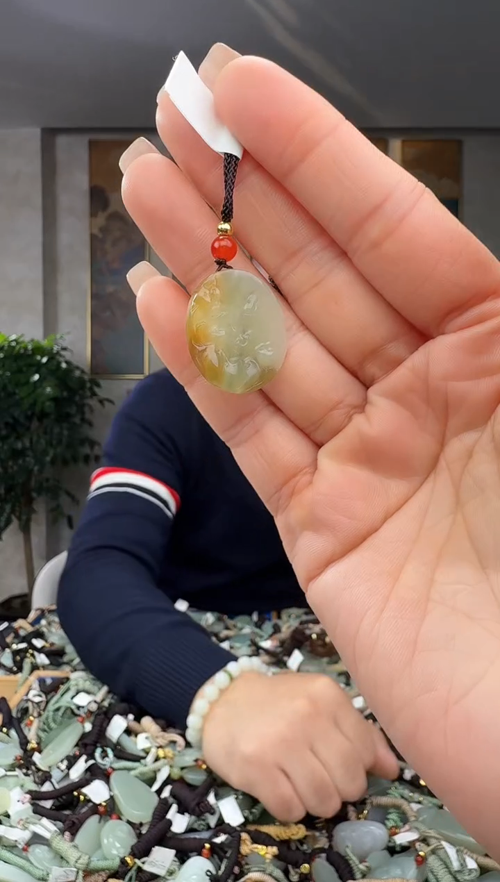 颈饰未镶嵌和田玉拍一发一多样性发货