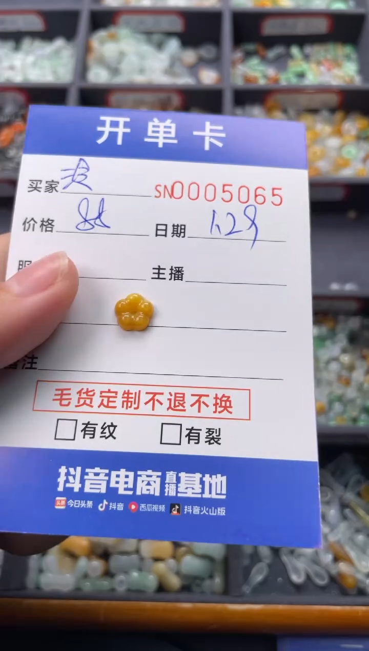 【闪购商品】翡翠颈饰未镶嵌00005065