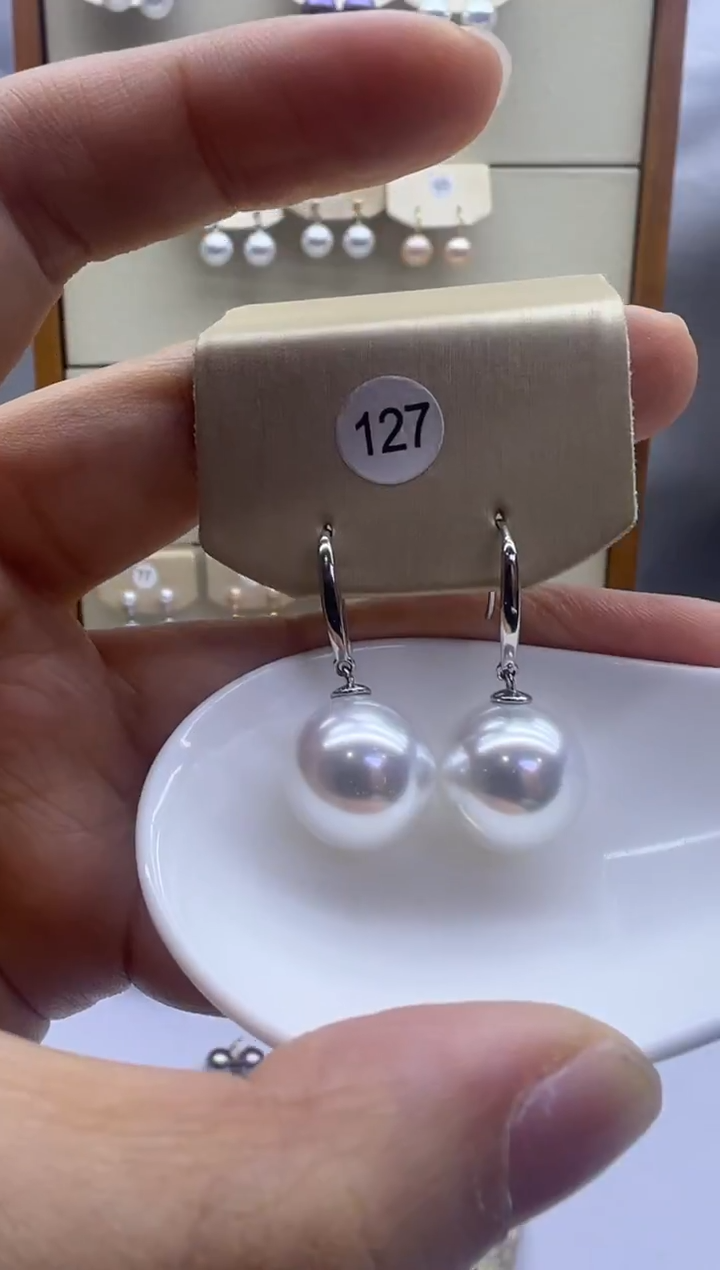 未镶嵌耳饰淡水珍珠127