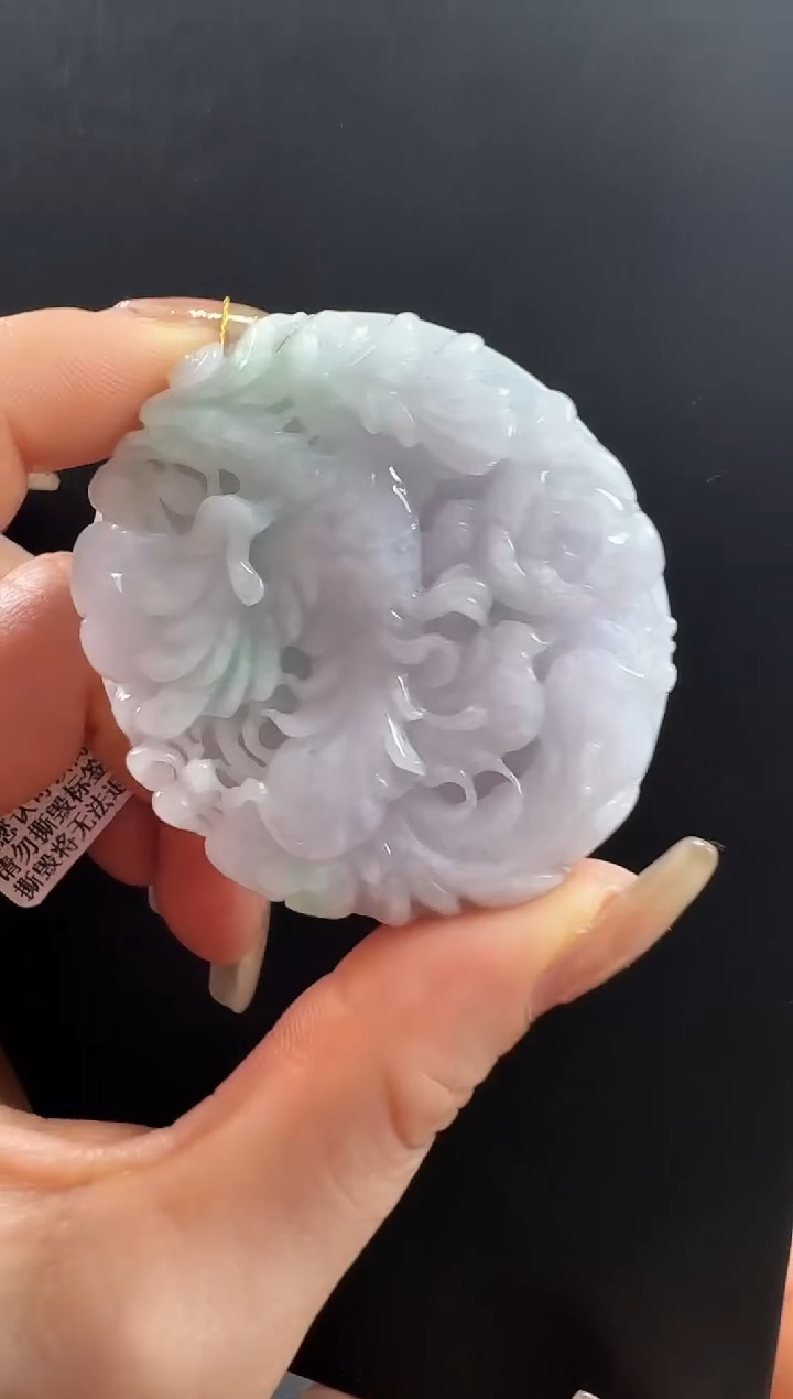 颈饰未镶嵌翡翠凤牌