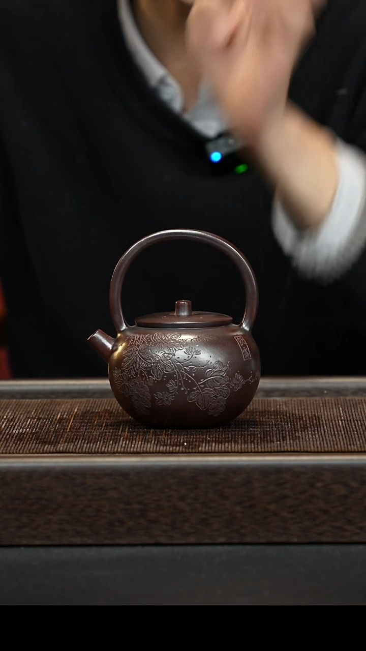 茶壶紫砂宜兴紫砂壶H85332