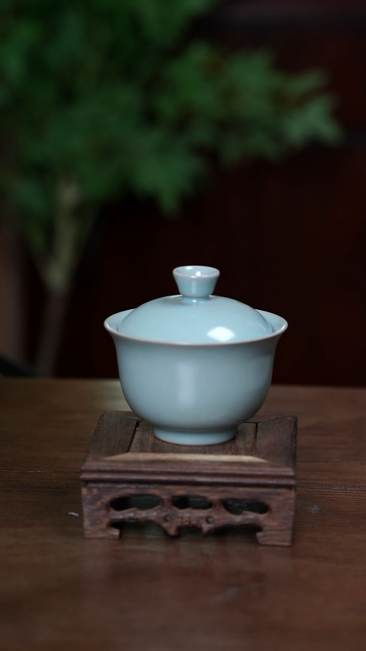 【闪购商品】L·宝丰宋官窑汝瓷盖碗