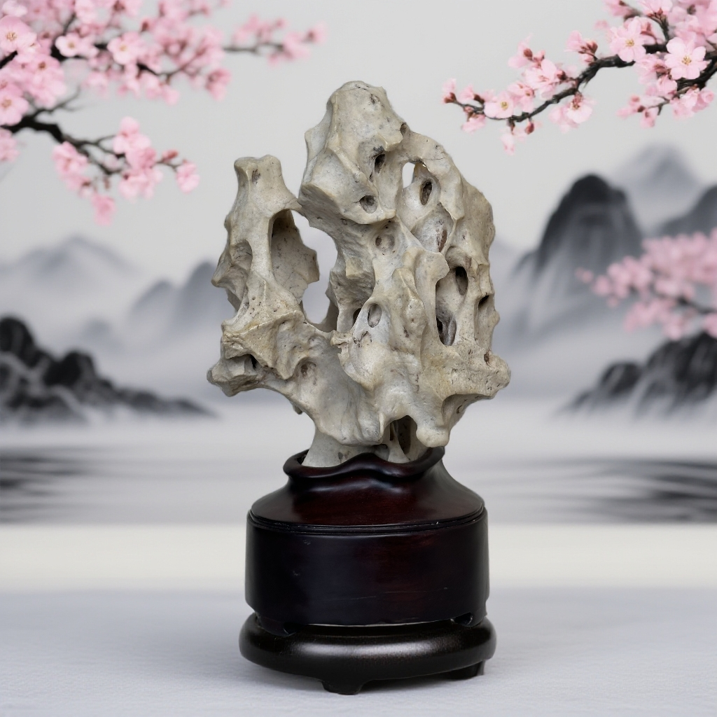 天然奇石石来运转原石户外室内观赏石玄关办公室太湖石奇石摆件