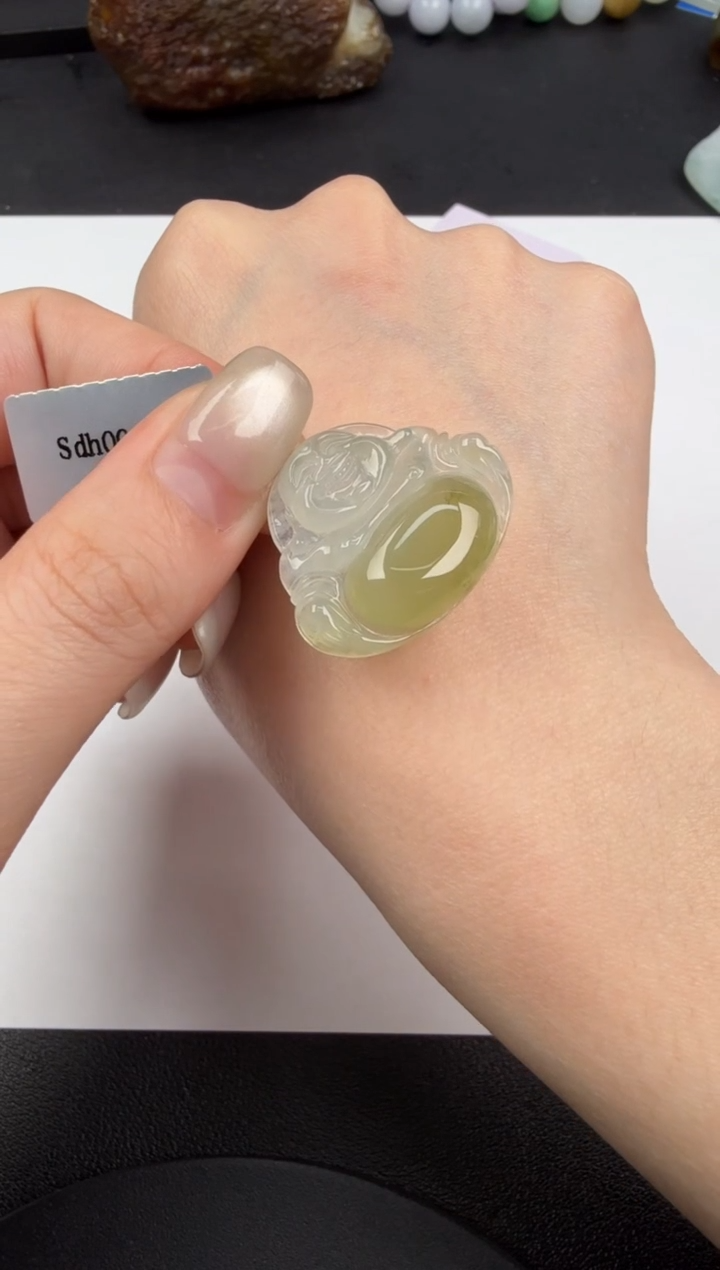 吊坠(不含链)未镶嵌翡翠翡翠饰品-197