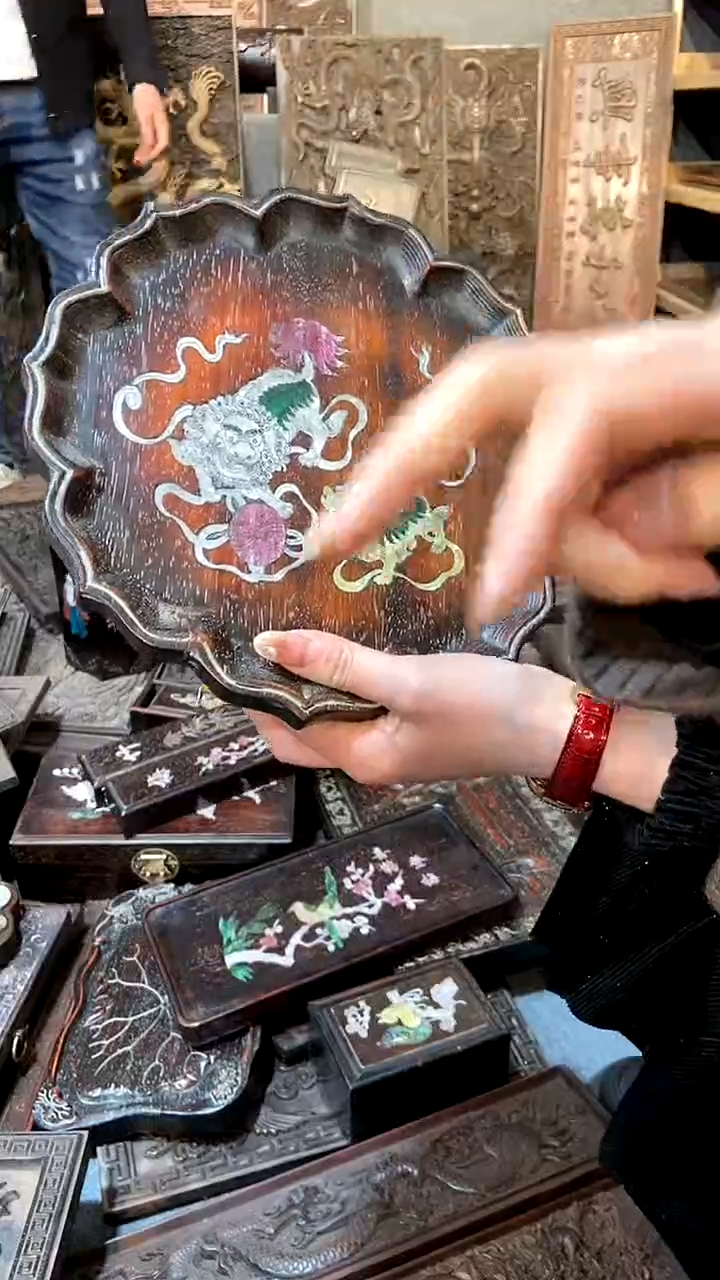 【闪购商品】木紫檀雕刻一物一拍以直播间为准