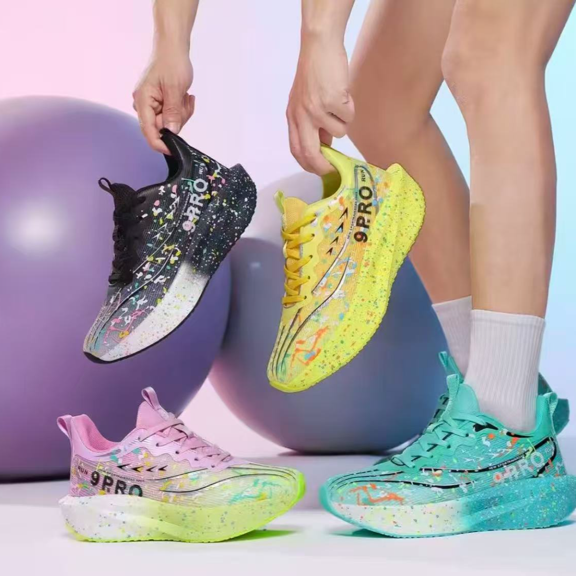 减震碳板科技男女体测体考跑鞋2868