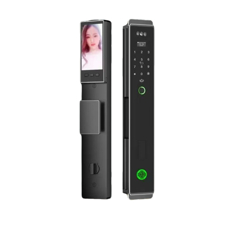 防盗门全自动3D人脸识别指纹锁 x3，高清显示大屏，3年质保，包安装