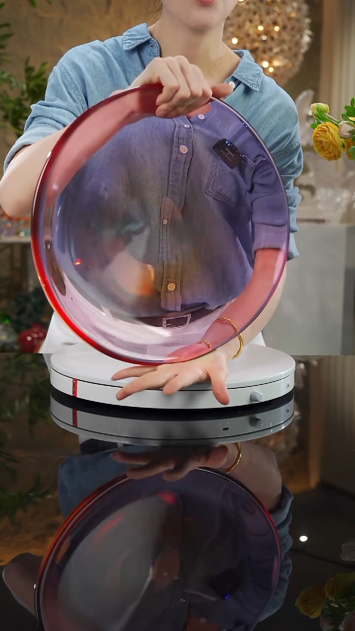 瓷片福利金红琥珀果盘