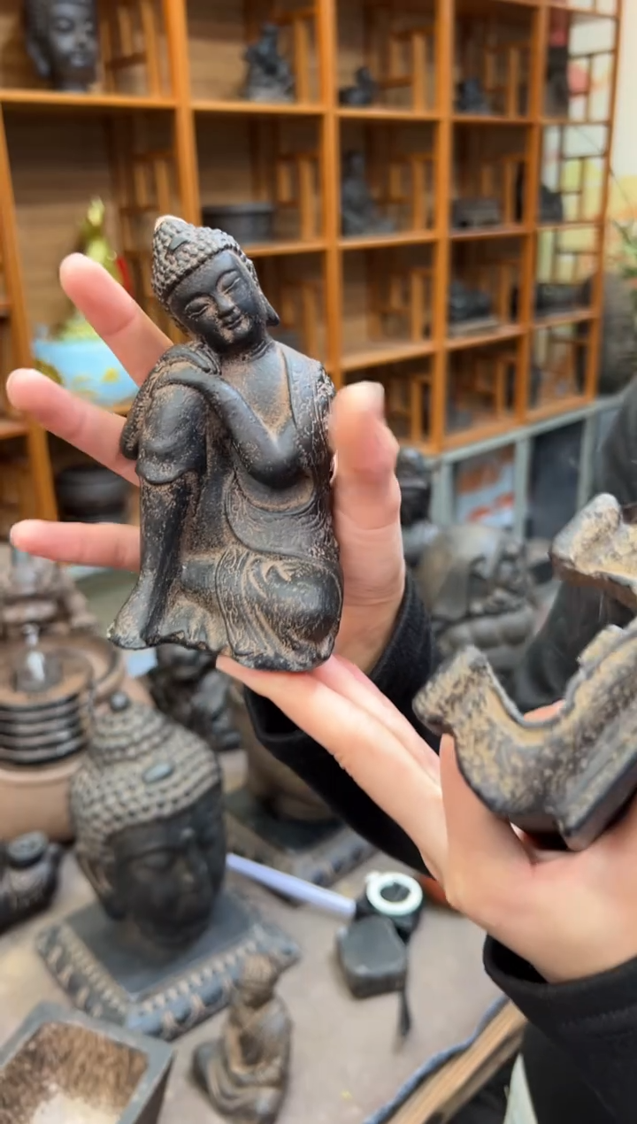 陶土【火山泥】睡佛