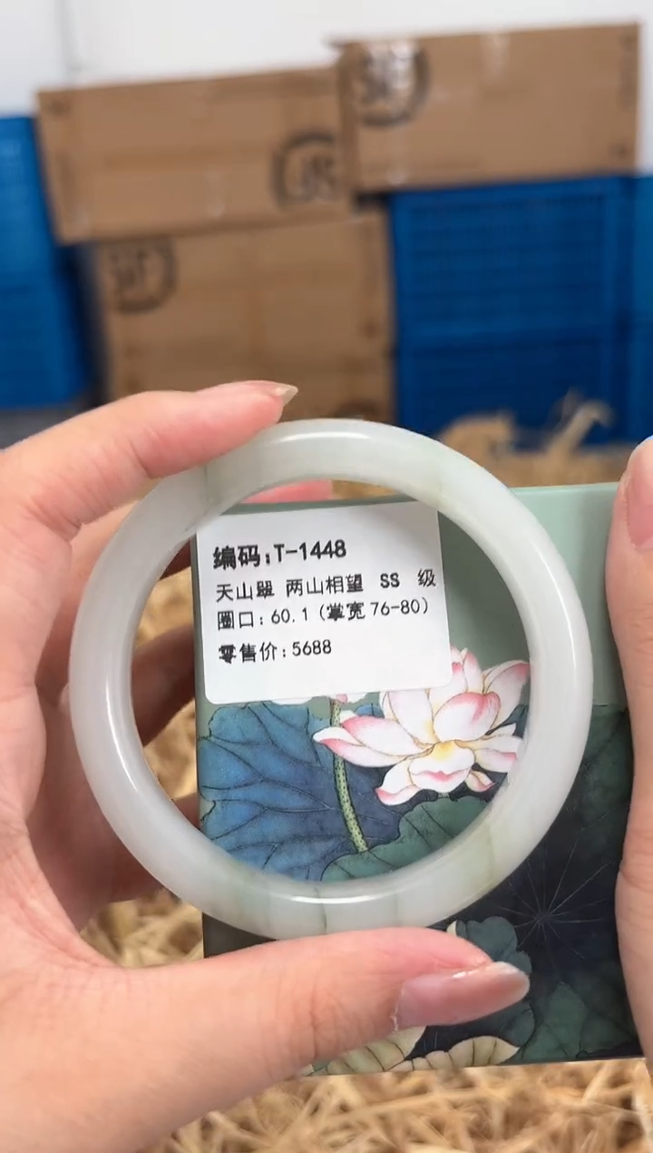 未镶嵌手镯石英质玉T-1448