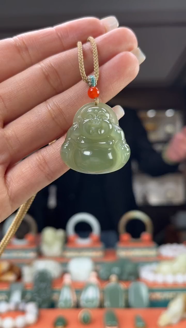 【闪购商品】和田玉颈饰未镶嵌佩佩 微瑕