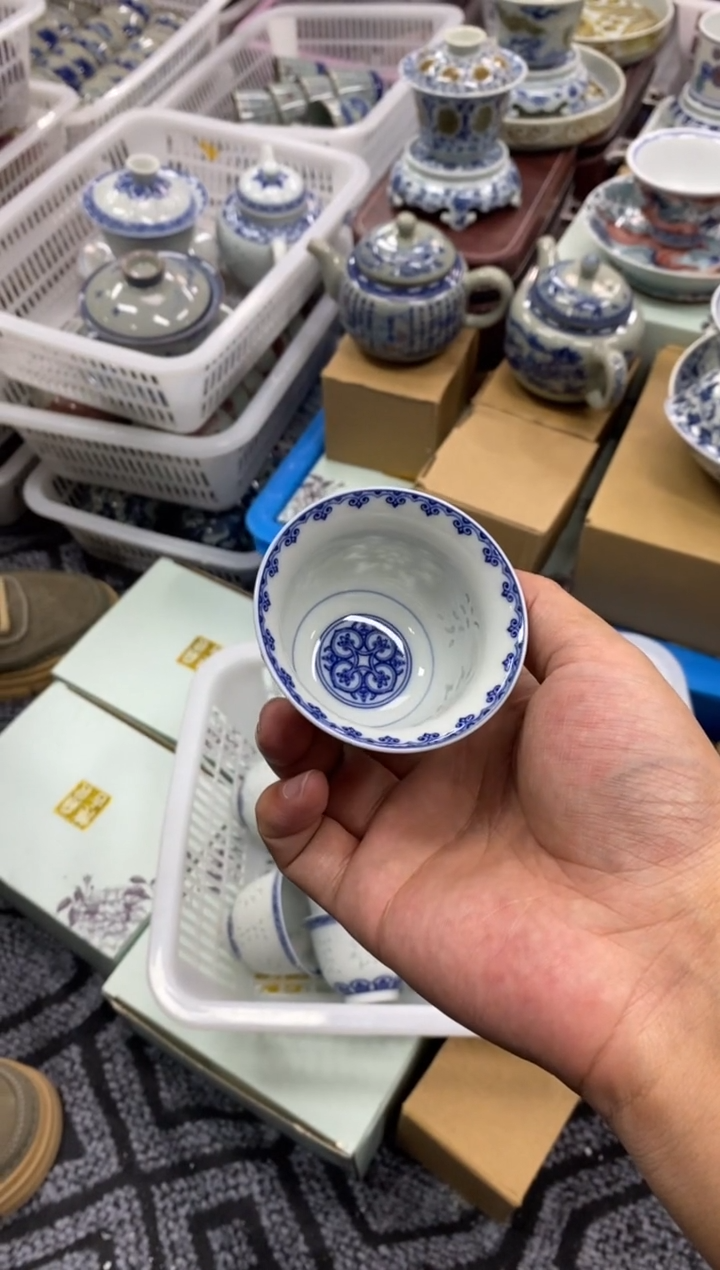 陶瓷景德陶瓷茶具容量约50