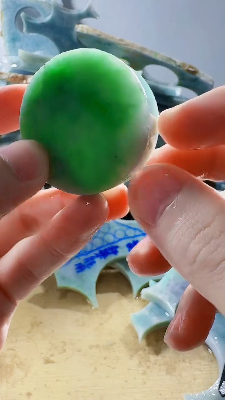 裸石翡翠天然缅甸翡翠1404