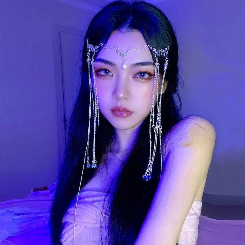 新娘头饰舞蹈服边夹网红韩版古风复古性感百搭欧美