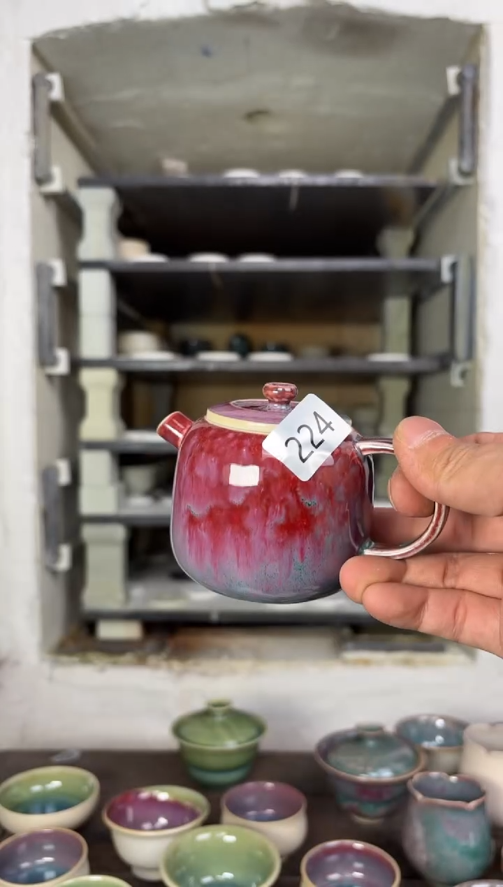 【闪购商品】摆件钧瓷窑变精品茶器